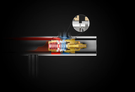 Душевая система с изливом Arrow AG3317SHMB черный